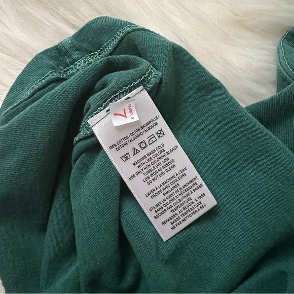 Free People We the Free Long Sleeve Evergreen Oversized Top Small Granola NWOT - Picture 5 of 5